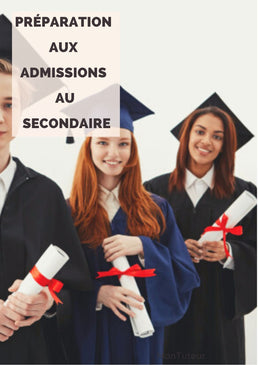 Préparation aux examens d'admission au secondaire